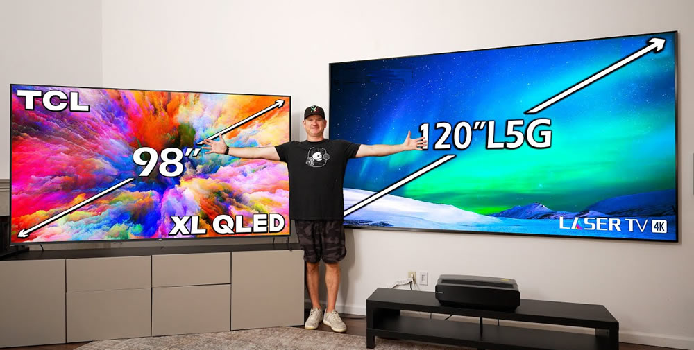 98inch TV vs 120inch Laser TV