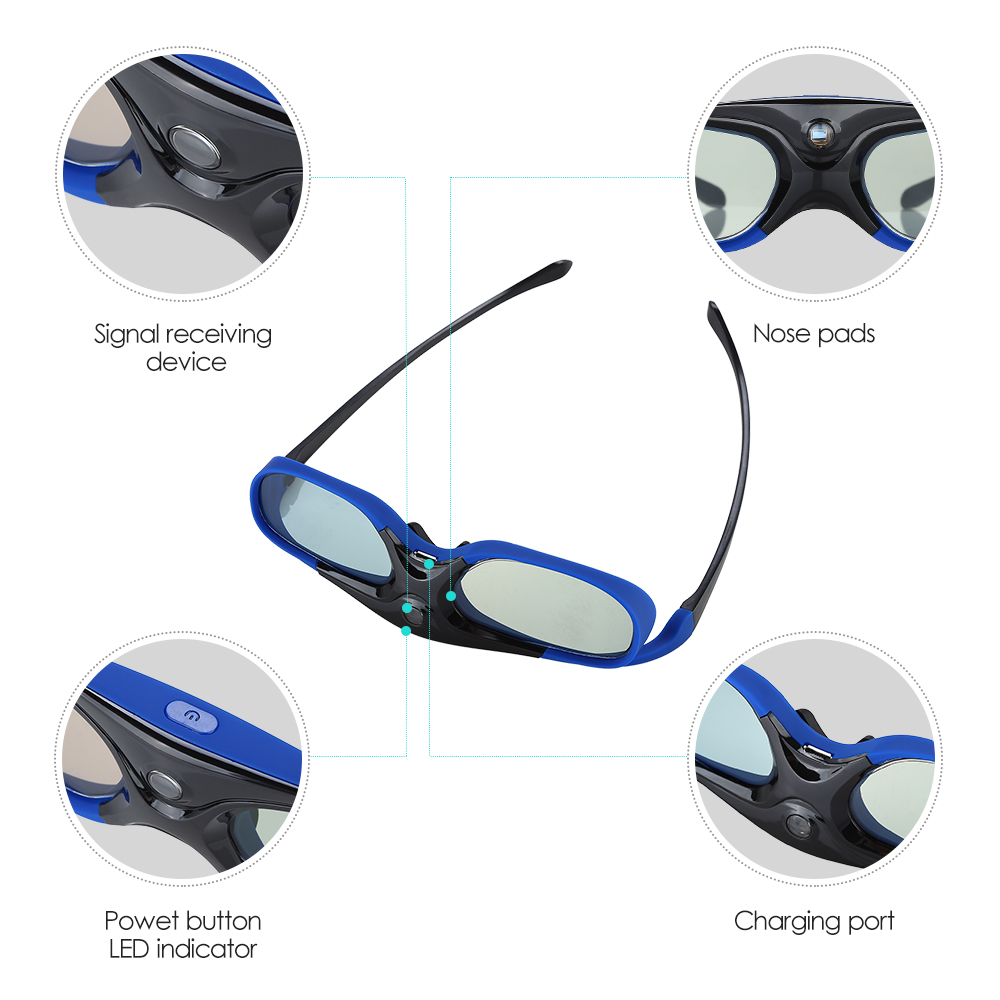 3d glasses close up