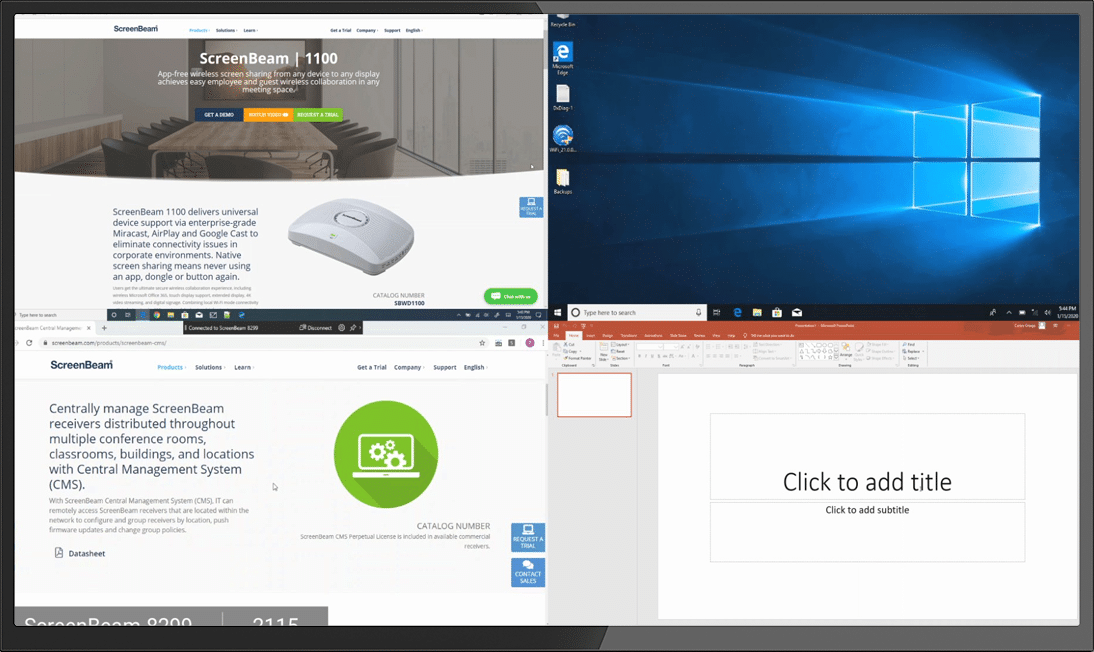Screenbeam 1100 4 users