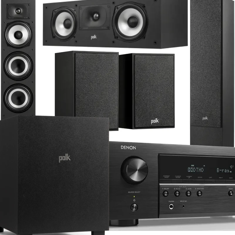 Cabinet 5.1 Speaker and Receiver Pack #1