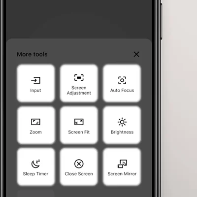 BenQ TK705i Remote Control with Shortcuts