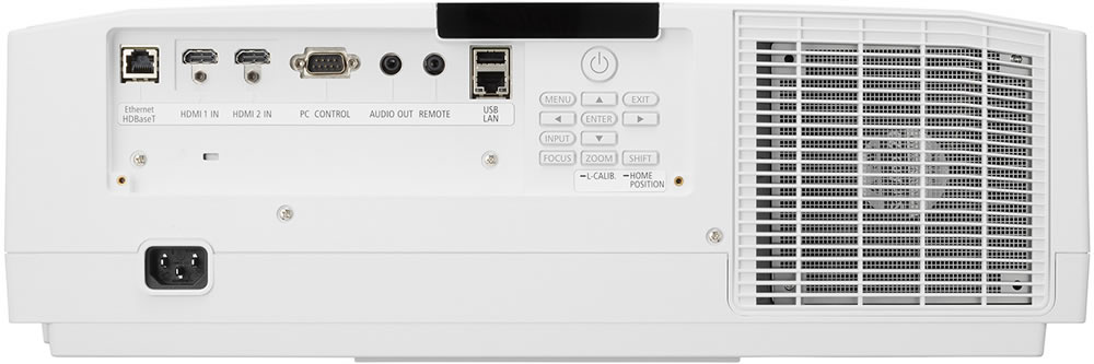 Sharp XP-V731U-B Rear Panel