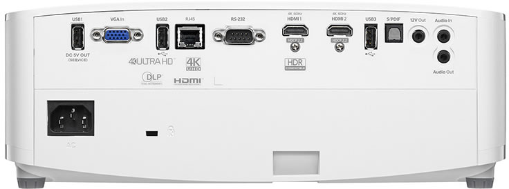uhd55 rear panel