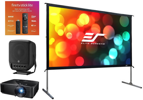 Optoma W400lve Outdoor Bundle