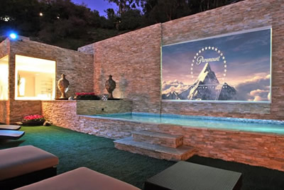 outdoor projector