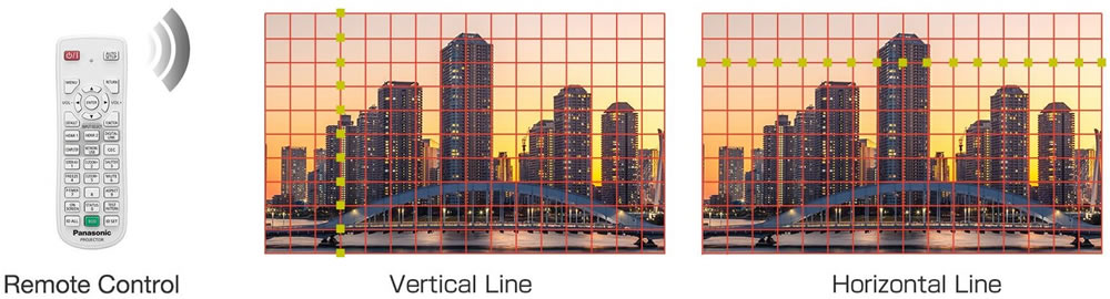 Panasonic PT-VMZ72 Grid