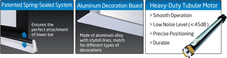 grandview recessed decoration board