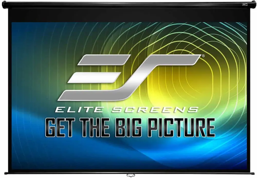 Elite Screens Manual Pull Down Projector Screen