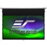Elite Screens series-3 tab tensioned pull downscreen