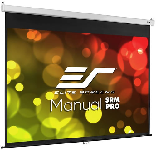 Elite Screens SRM Pro Manual Pull Down Projector Screen