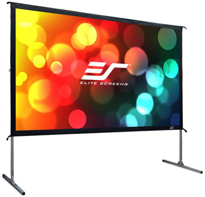 Elite Screens YardMaster Fast Fold Indoor / Outdoor Projector Screen