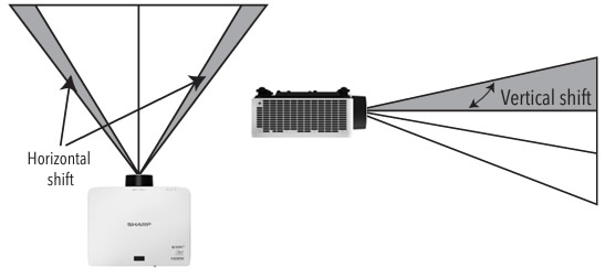 xp-P721Q-W lens shift