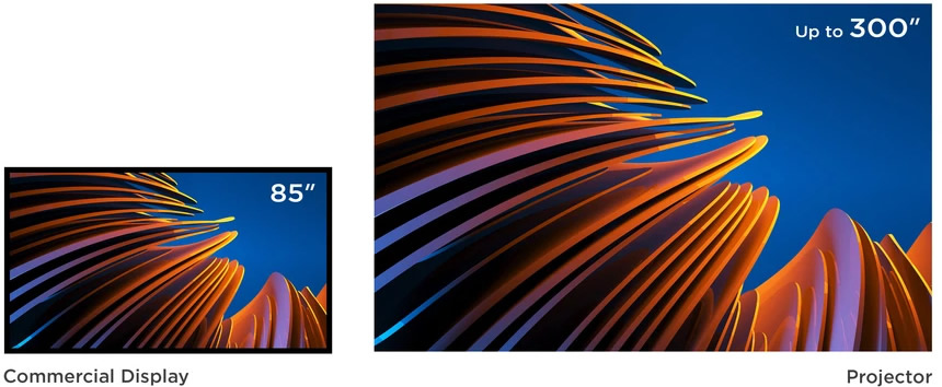 LSD400HD Size