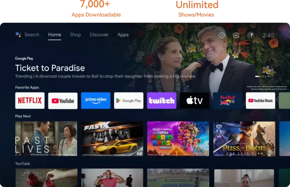 Wanbo Cube 1 Access to over 7000 apps