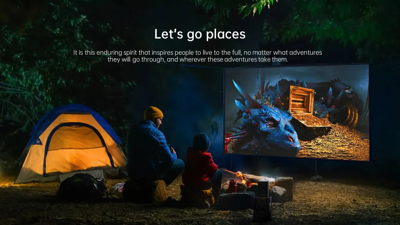 xgimi Halo+ Camping