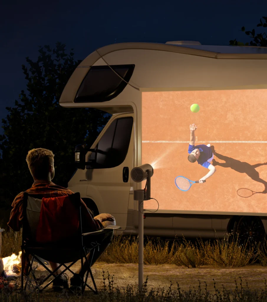 XGIMI PowerBase Stand - Inside and Outside